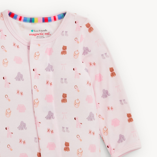 Nostalgia Pink Nursery Footie - Magnetic Me