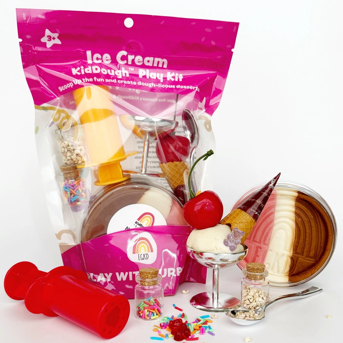 Ice Cream Kit - Earth Grown Kids Dough