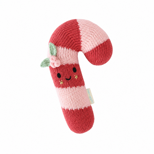 Blush Stripe Candy Cane - Cuddle + Kind