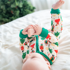 Nutcracker Zip Romper - Millie + Roo