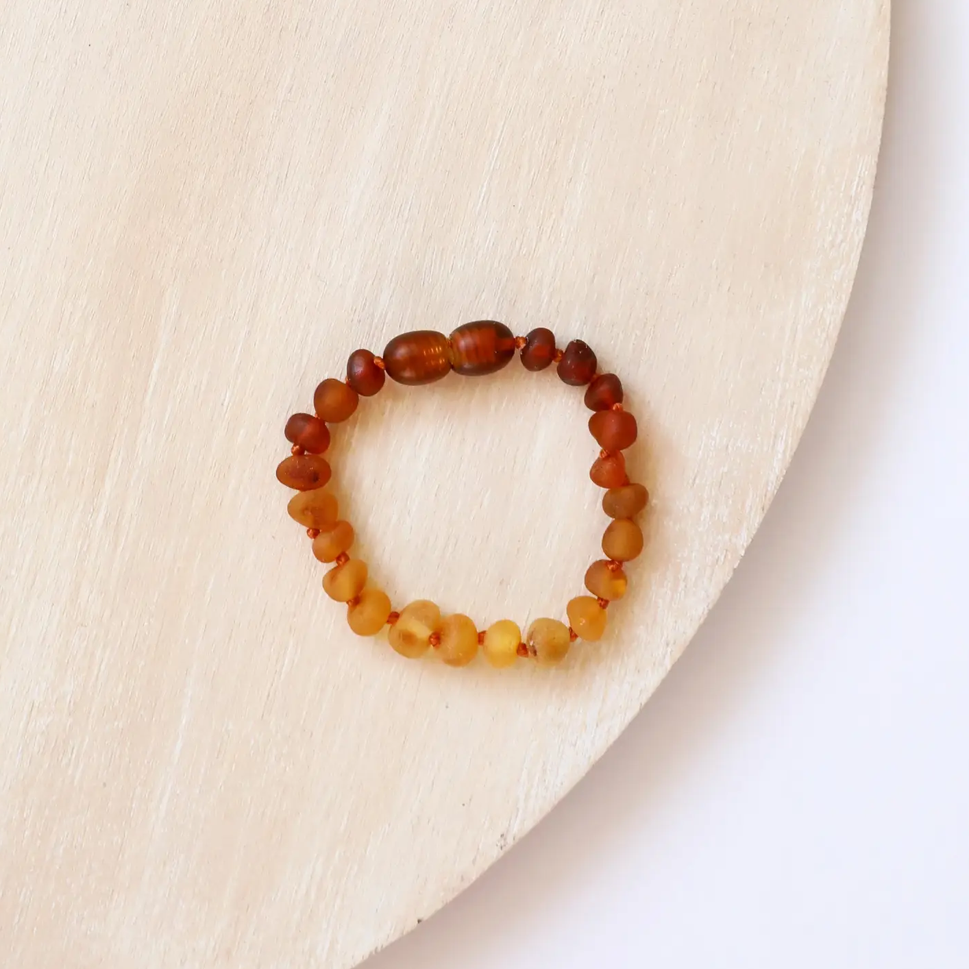 Raw Baltic Amber + Sunflower Anklet / Bracelet - CanyonLeaf