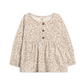 Aurora Floral Trudy Button Top - Colored Organics