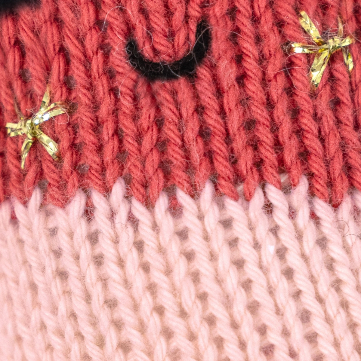 Blush Stripe Candy Cane - Cuddle + Kind