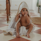 Hunny Knit Hooded Towel - Copper Pearl
