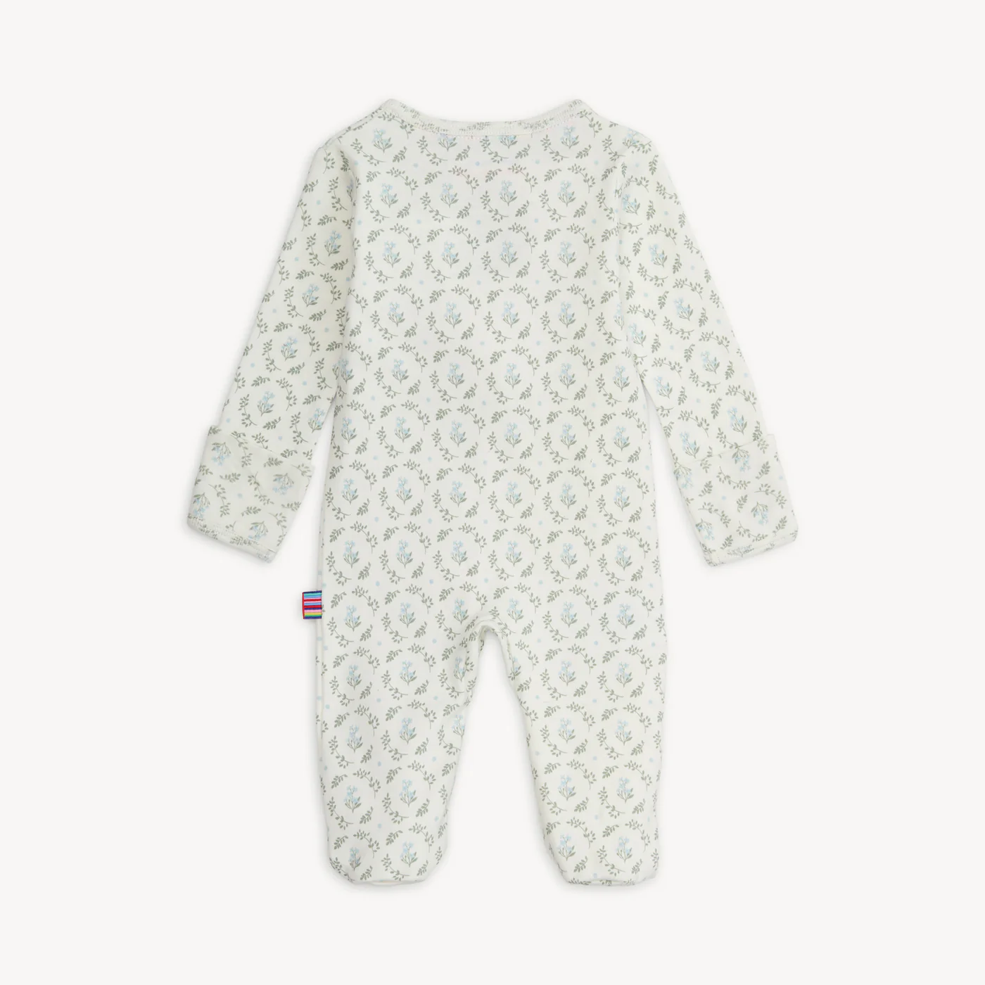 Eloise Organic Cotton Footie - Magnetic Me
