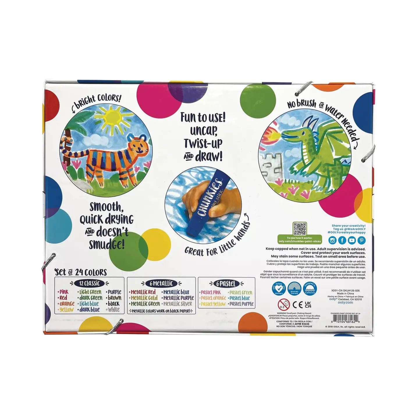 Classic Chunkies Paint Sticks - OOLY