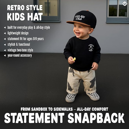 Cool Kids Club Black Cap - Funky Junque