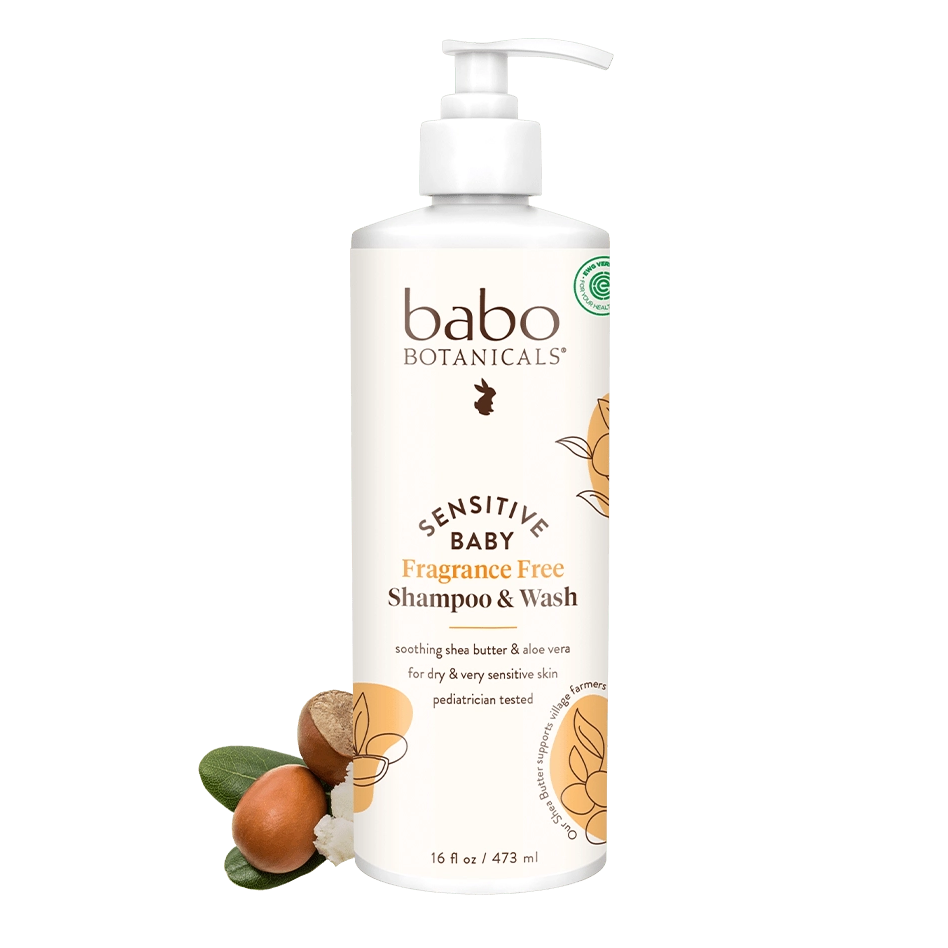 Sensitive Baby Shampoo & Wash  - Babo Botanicals