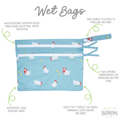 Lil Chickies Waterproof Wet Bag - Bapron