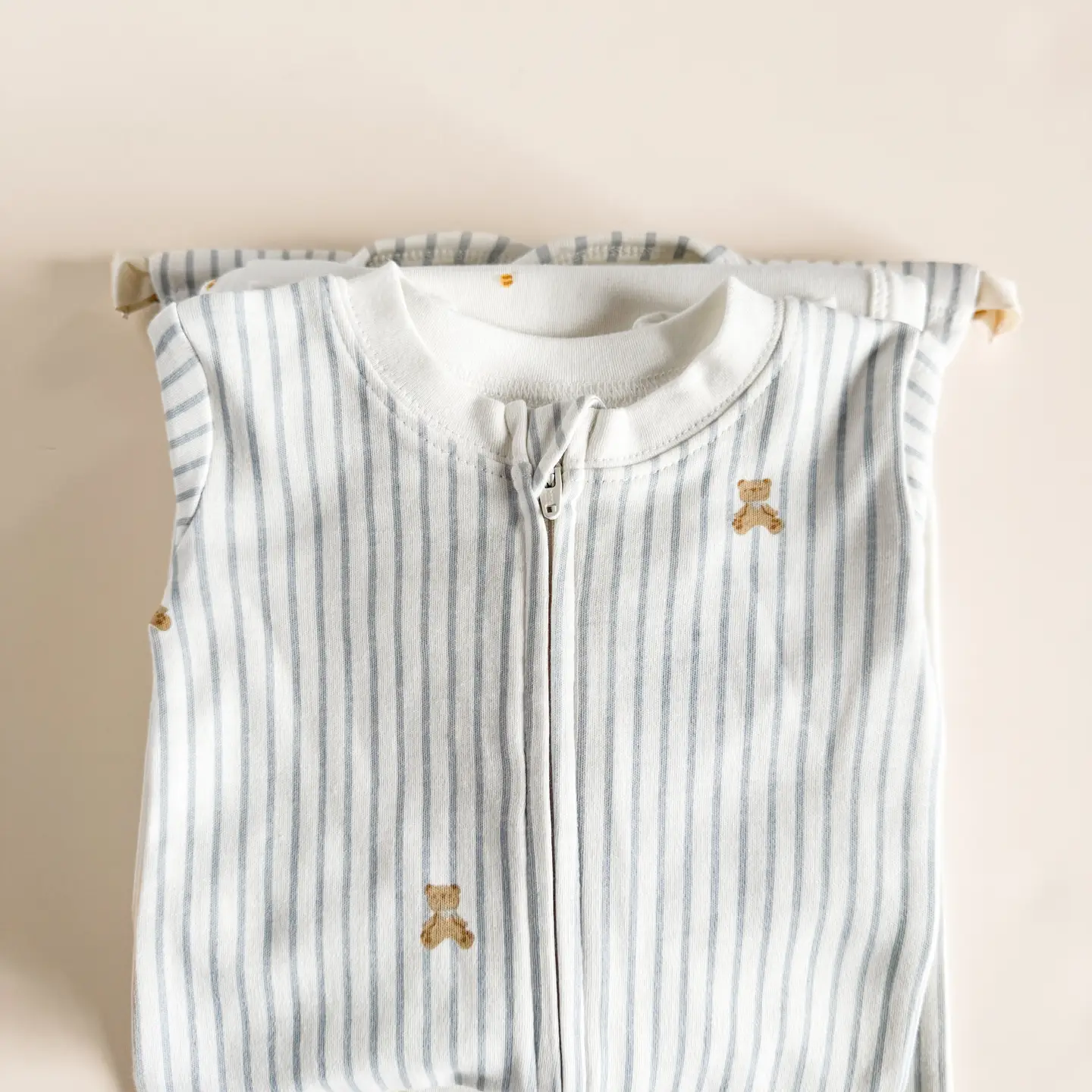 Teddy Bear Zipper Romper - The Blueberry Hill