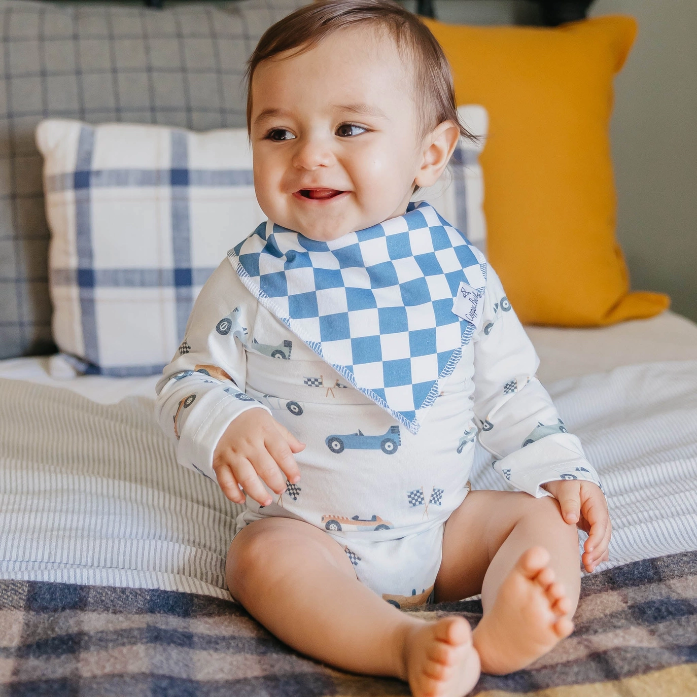 Speedster Bandana Bibs - Copper Pearl