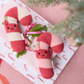 Blush Stripe Candy Cane - Cuddle + Kind