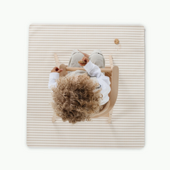 Mini Cafe Stripe High Chair Mat - Gathre