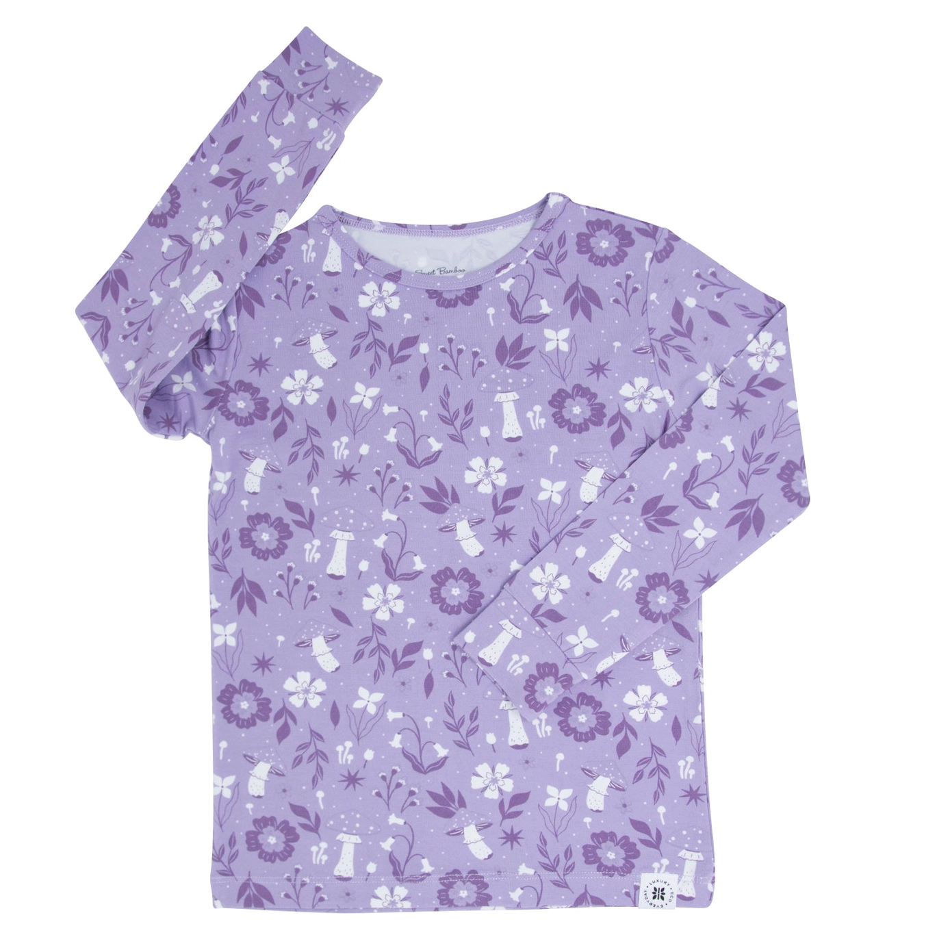 Mushroom Floral Two Piece Set - Sweet Bamboo