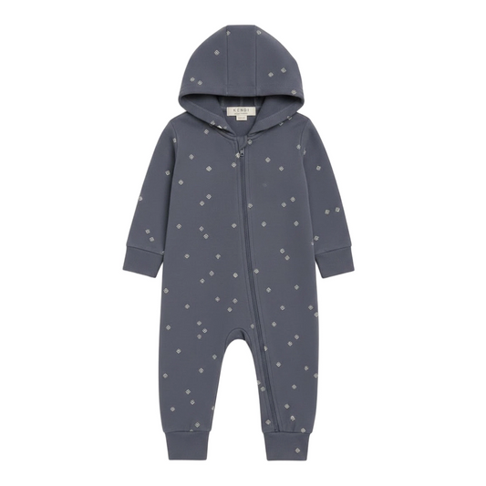 Peak Steel Greer Fleece Hooded Romper - Colored Organics