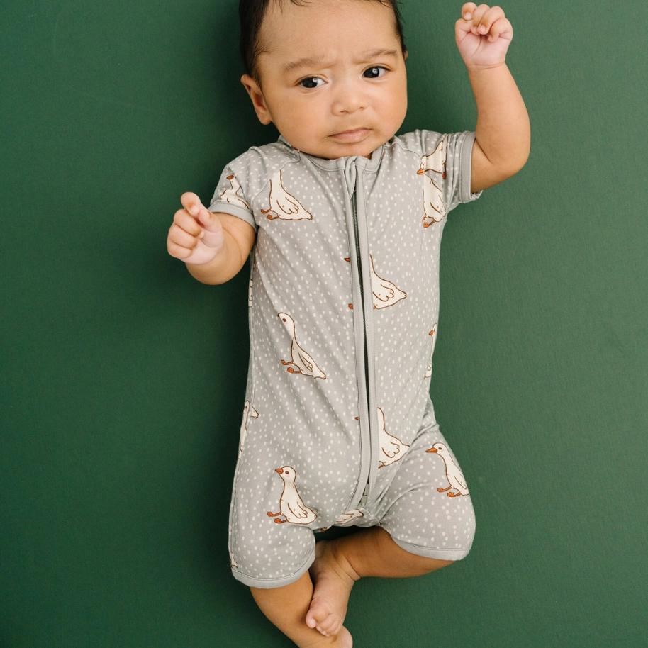 Classic Goose Short Romper - Little One Shop