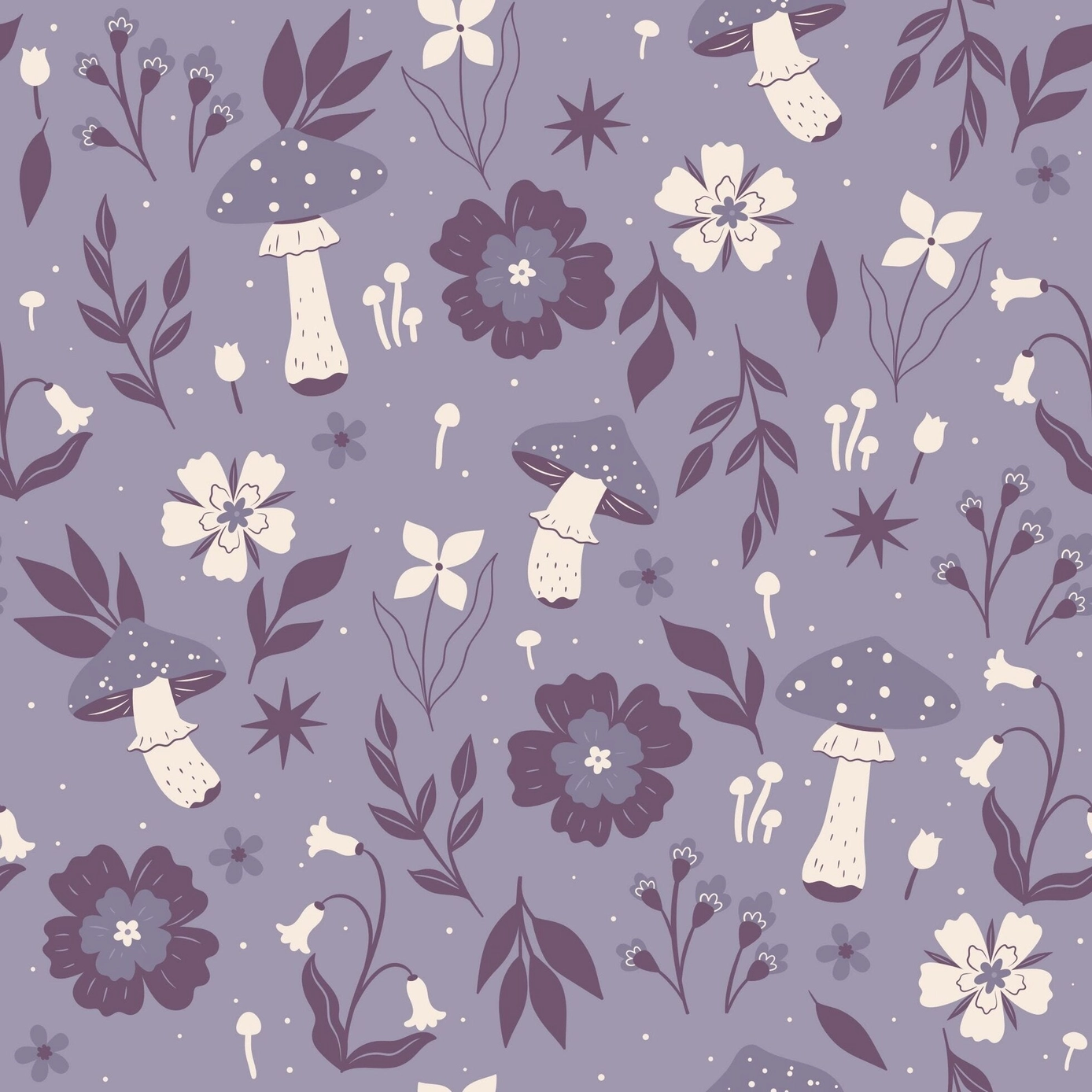 Mushroom Floral Convertible Romper - Sweet Bamboo