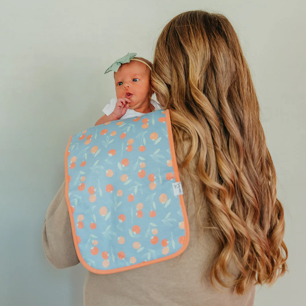 Clementine Burp Cloths - Copper Pearl