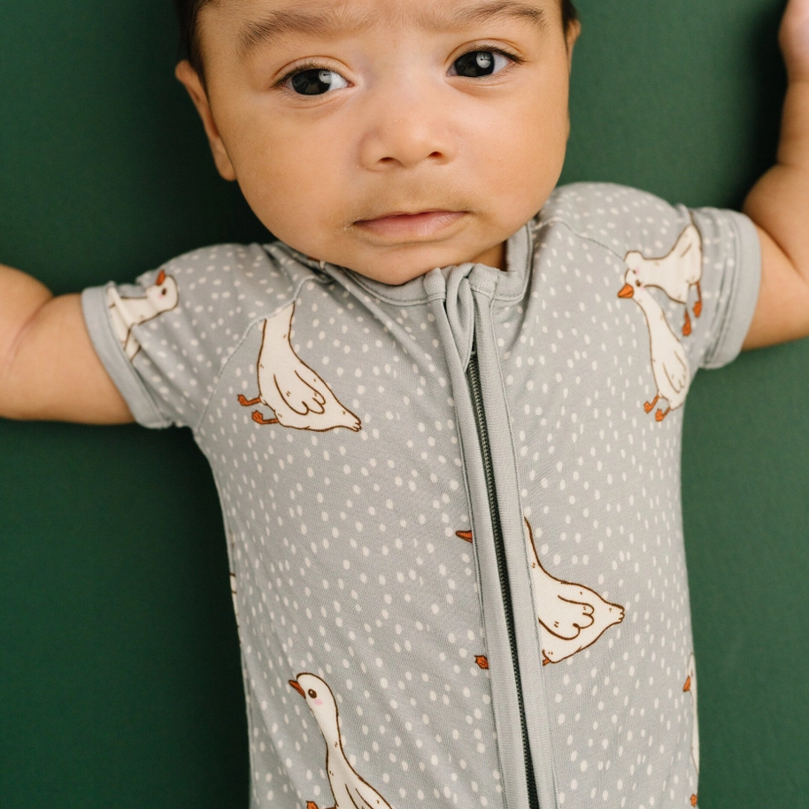 Classic Goose Short Romper - Little One Shop