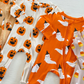 Jack O'Lantern Convertible Romper - Spearmint
