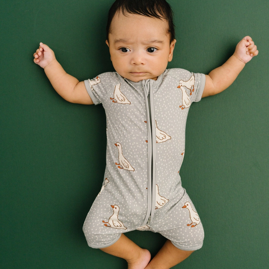 Classic Goose Short Romper - Little One Shop