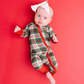 Christmas Plaid Bamboo Sleeper - Little One Shop