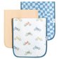 Ryder Burp Cloths (3 pack) - Copper Pearl