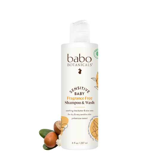 Sensitive Baby Shampoo & Wash  - Babo Botanicals