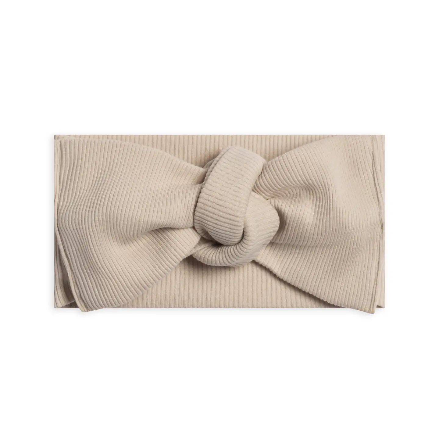 Oat Ribbed Knot Bow Wrap - Kendi by Colored Organics