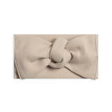 Oat Ribbed Knot Bow Wrap - Kendi by Colored Organics