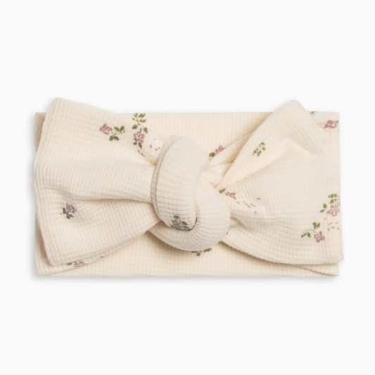 Waffle Sylva Floral Knot Bow - Colored Organics