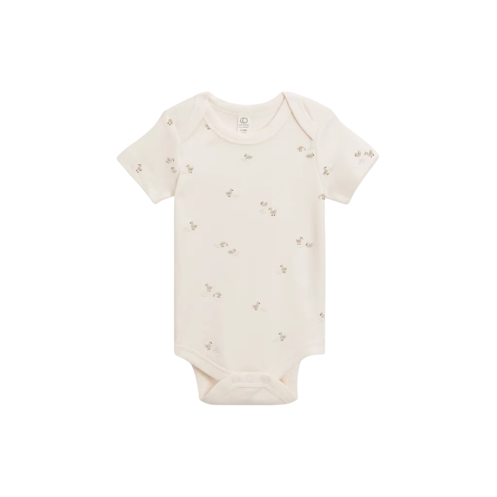 Oat & Chai Duck Afton Bodysuit - Colored Organics