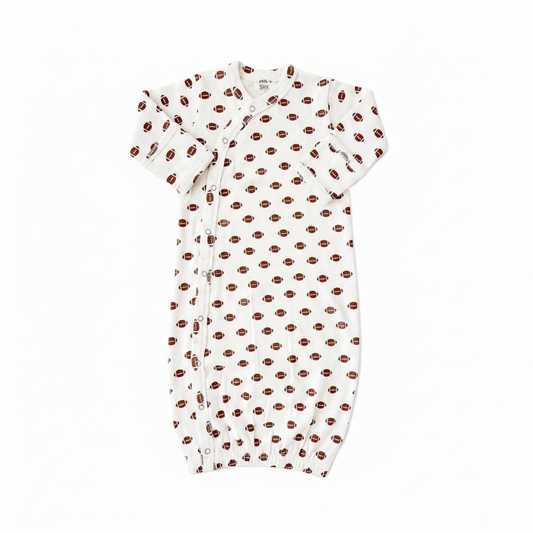 Football Pointelle Gown - SIIX Collection