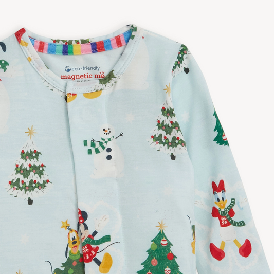 Snow Excited Mickey Footie - Magnetic Me