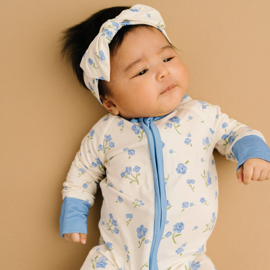 Blue Blooms Sleeper - Little One Shop