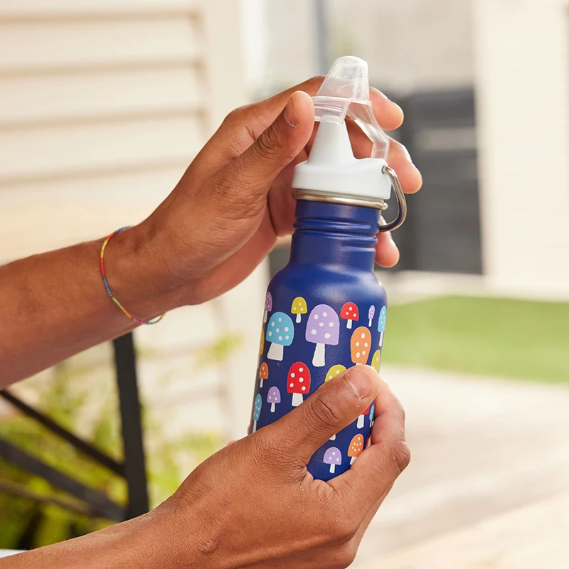 Happy Flowers 12oz Classic Sippy - Klean Kanteen