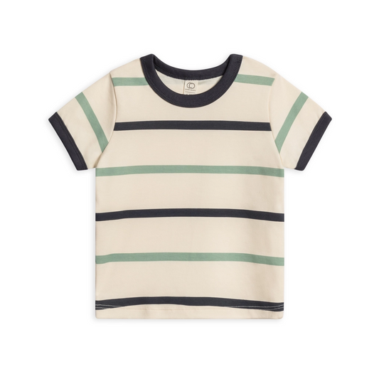 Aldo Stripe Andy Ringer Tee - Colored Organics