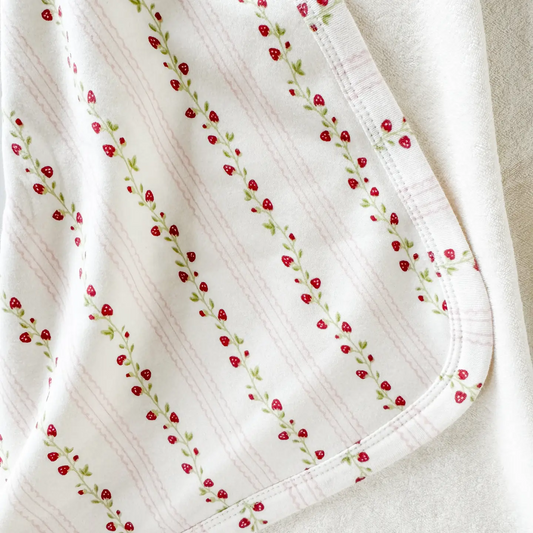 Strawberry Hooded Towel - The Blueberry Hill