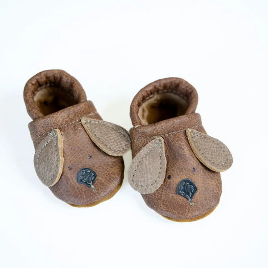 Sepia Doggie Leather Shoe - Starry Knight Designs