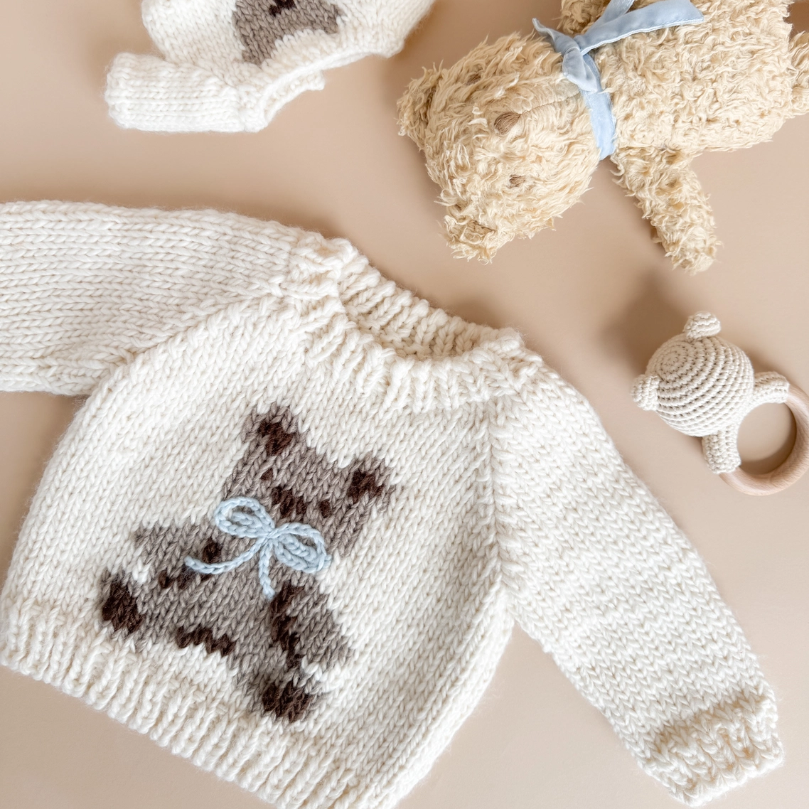 Teddy Bear Sweater - The Blueberry Hill