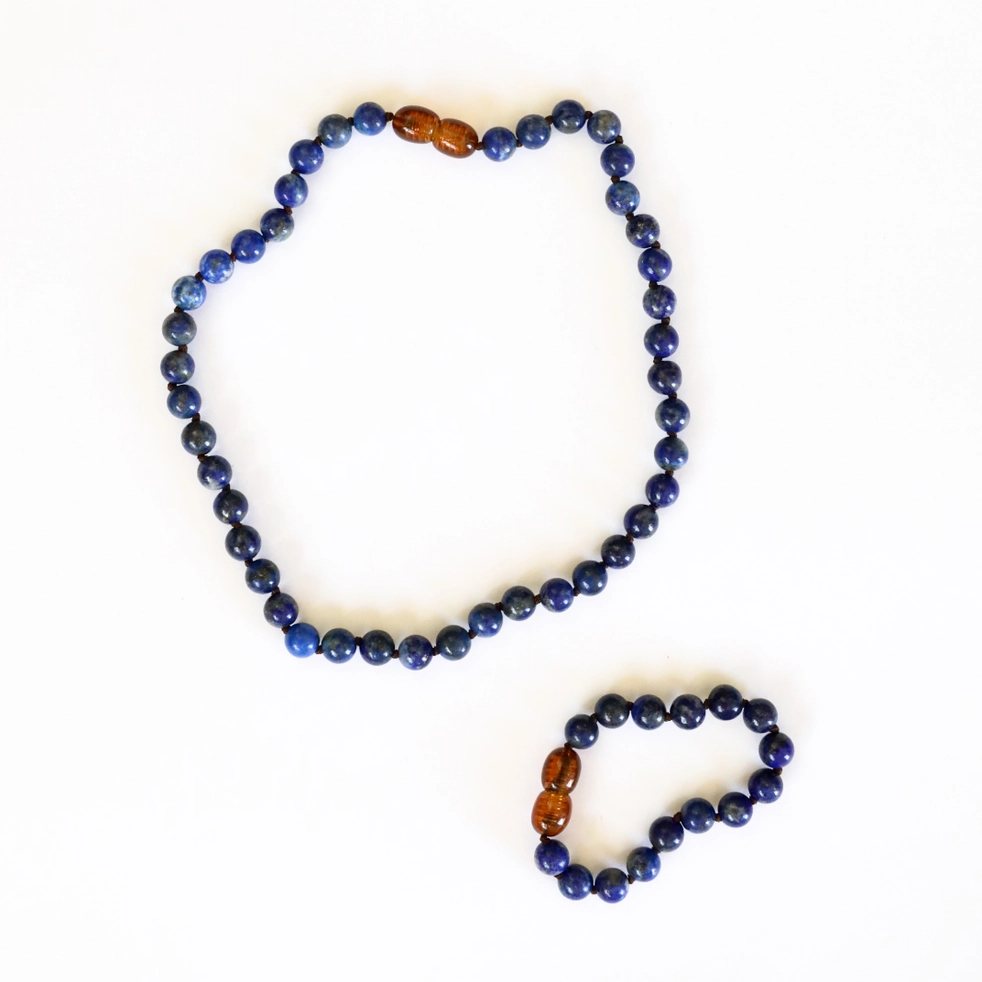 Pure Gemstone + Lapis Lazuli Necklace - CanyonLeaf