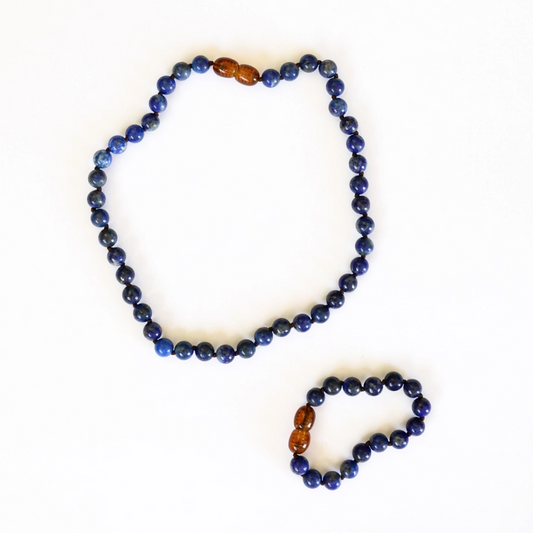 Pure Gemstone + Lapis Lazuli Necklace - CanyonLeaf