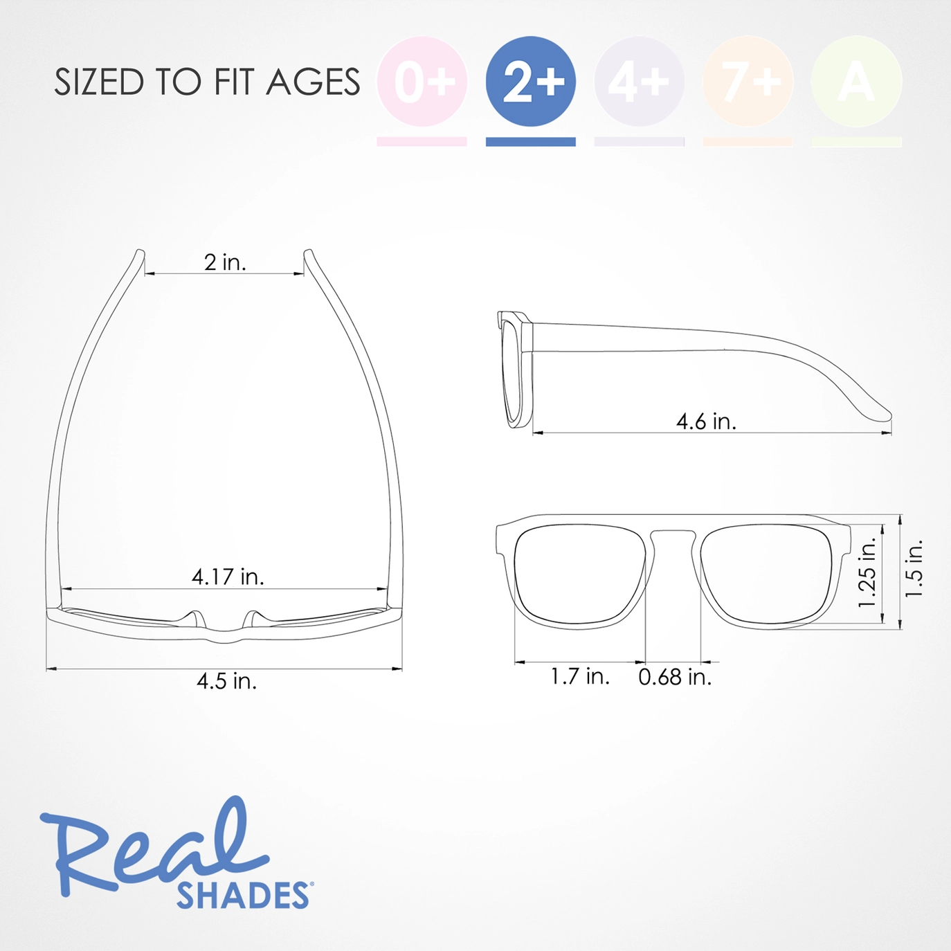 Periwinkle Blue Edge Sunglasses - Real Shades