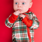 Christmas Plaid Bamboo Sleeper - Little One Shop