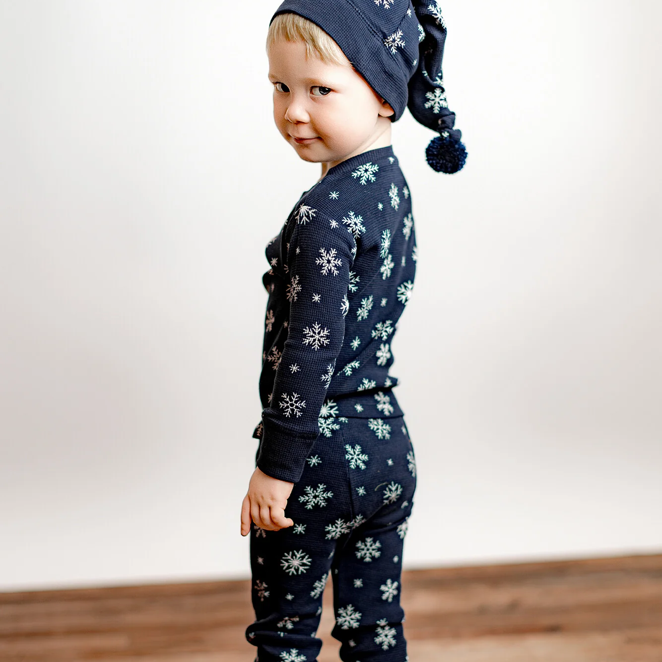 Snowy Night Holiday Thermal Set - L'ovedbaby