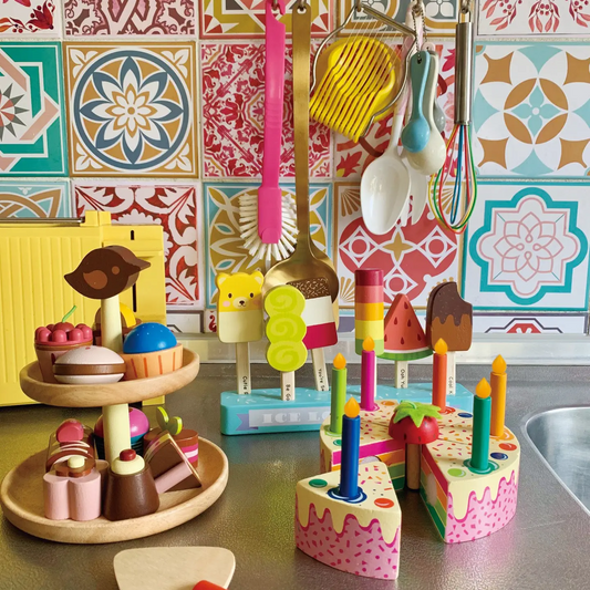 Rainbow Birthday Cake - Tender Leaf Toys