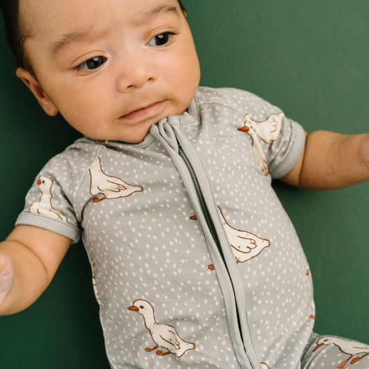 Classic Goose Short Romper - Little One Shop