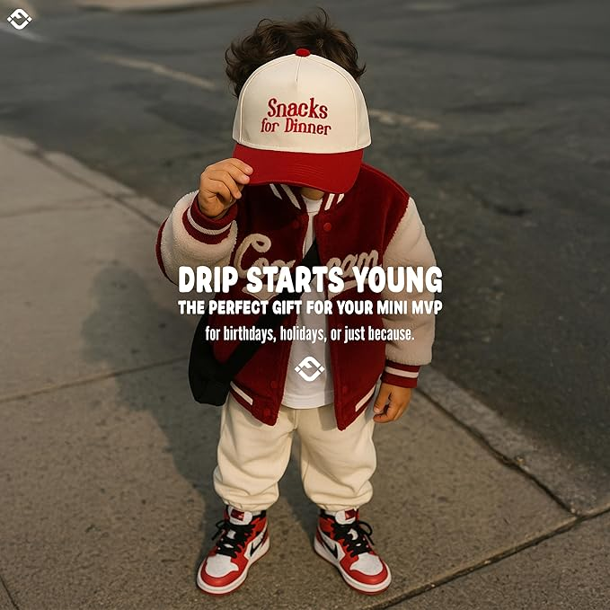 Snacks For Dinner Two Tone Vintage Cap - Funky Junque