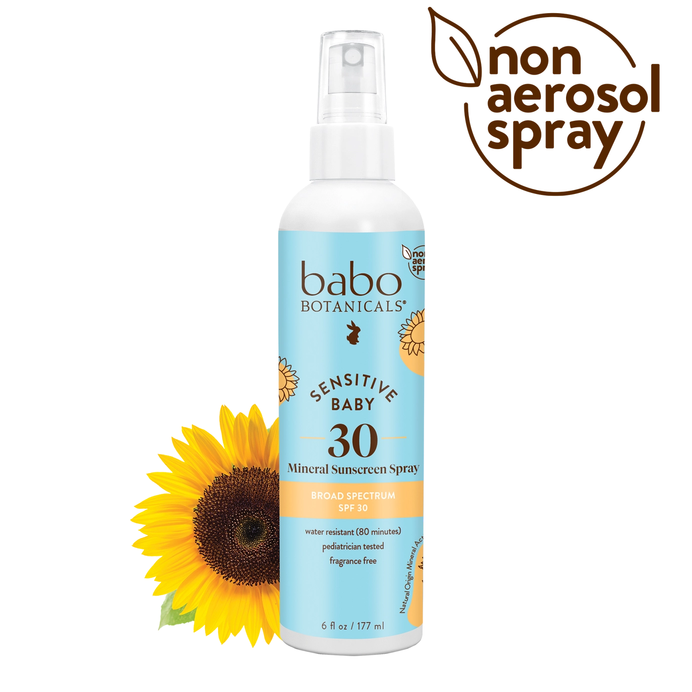 Sensitive Mineral Sunscreen Spray - Babo Botancials