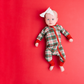 Christmas Plaid Bamboo Sleeper - Little One Shop